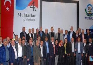 Serik'te Muhtarlar Çalıştayı yapıldı