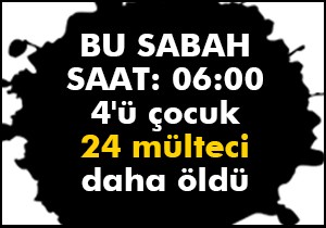 Mülteci teknesi battı; 24 ölü