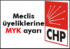 Meclis üyeliklerine MYK ayarı