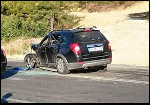 Manavgat'ta ciple otomobil çarpıştı: 2 ölü, 6 yaralı