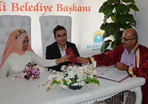 Korkuteli'de 9 ayda 240 çift evlendi