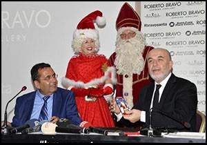 Noel Baba'nın Çapalı Haç'ı pırlanta ve altınla buluştu