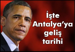 Obama geliyor