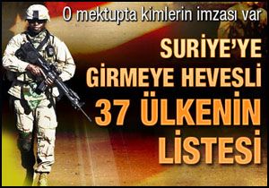 Savaş heveslisi 37 ülke