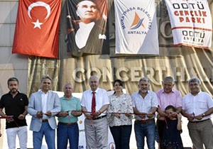 ODTÜ Gençlik Parkı törenle açıldı