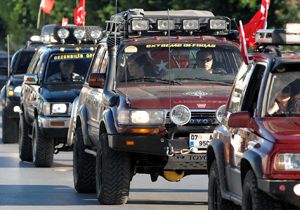 OFFROAD tutkunları teröre karşı yolda