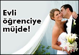 Evli öğrencinin kredi borcu silinecek