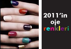2011’in oje renkleri