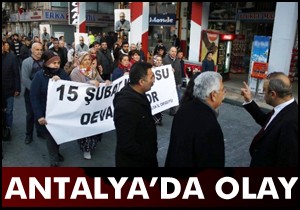 Antalya'da olay; 5 gözaltı
