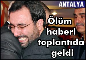 Erbakan'ın ölüm haberi toplantıda geldi