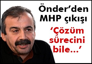 HDP'li Önder’den MHP çıkışı