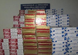 Polisten kaçak sigara operasyonu
