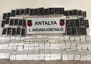 Manavgat'ta kaçak gözlük operasyonu