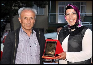 Emekli ormancılara plaketli veda
