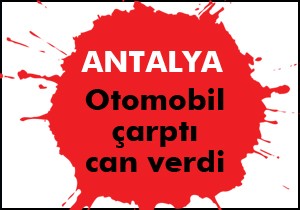 Otomobil çarptı can verdi