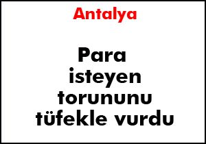 50 yıllık tüfek toruna patladı