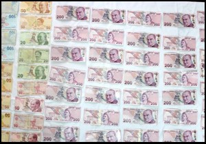Kumluca'da sahte para operasyonu
