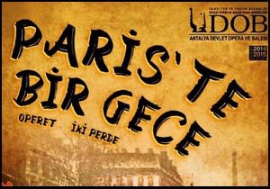 Antalya'da paris gecesi