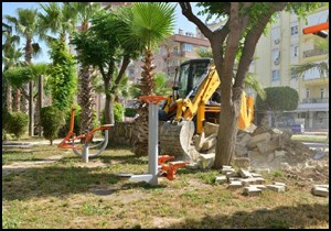 Konyaaltı'nda Parklar modernleştiriliyor