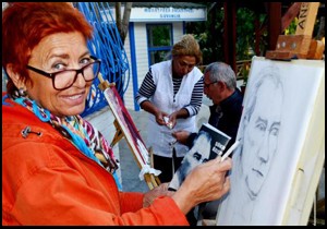 Parkta ilk sanat etkinliği
