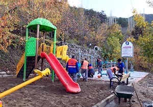 Gümüşkavak'a spor aleti