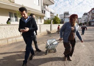 Pazara giden kadına kapkaç şoku