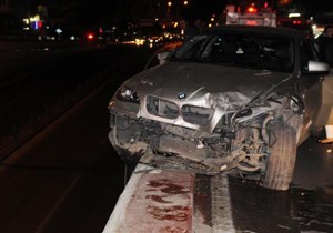 Alkollü sürücünün aracı askıda kaldı