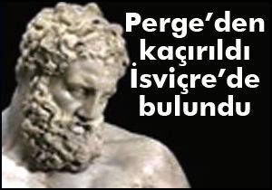 Perge’den kaçırılan eser İsviçre’de çıktı