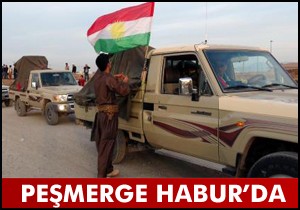 Peşmergeler Habur'da