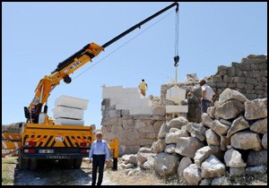 Rhodiapolis'te restorasyon çalışmaları sürüyor
