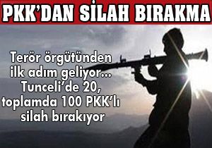 PKK silah bırakıyor