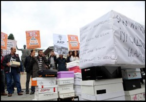 Antalya'da '17 aralık' protestoları