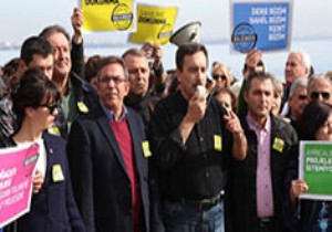 Konyaaltı Sahil Projesi'ne protesto