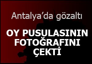 Oy pusulasının fotoğrafını çektiler