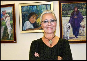 Resimleri galeriyi renklendirdi