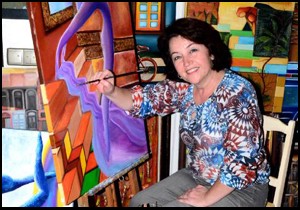 Ressam Şahinler'in sergi heyecanı