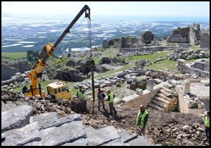 Rhodiapolis'te restorasyon başladı