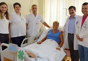 Rus hasta Alanya'da tedavi oldu