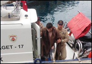 Denize açıldı dönemedi