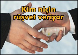 Her üç kişiden biri rüşvetçi