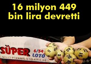 Süper Loto çekildi, 6 bilen çıkmadı