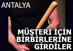 Restoran çalışanları arasında müşteri kavgası
