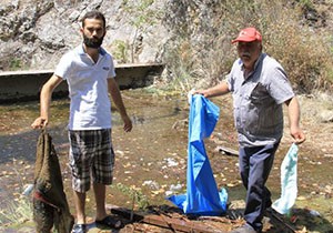 Uçansu Şelaleleri'nin mezbelelik hali tepki çekti