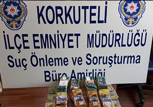 Korkuteli'de sahte para operasyonu