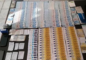 Manavgat'ta sahte para operasyonu