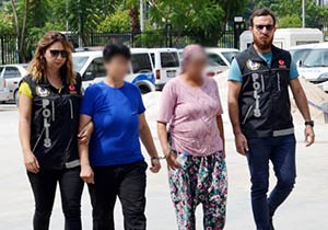 Uyuşturucuyu alınan meme boşluğuna saklamış