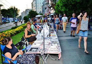 Antalya'da sanat sokağı kapatıldı