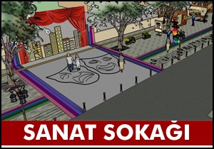 Muratpaşa Belediyesi'nden sanat sokağı