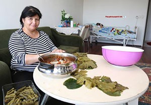 Bu yaprak sarmalar, Mehmet'in geleceği için