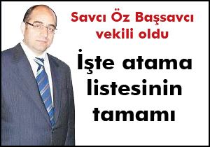 Savci Öz'e yeni görev